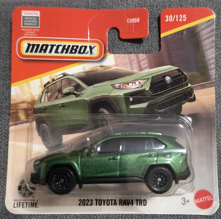 matchbox 2023 toyota rav4 trd