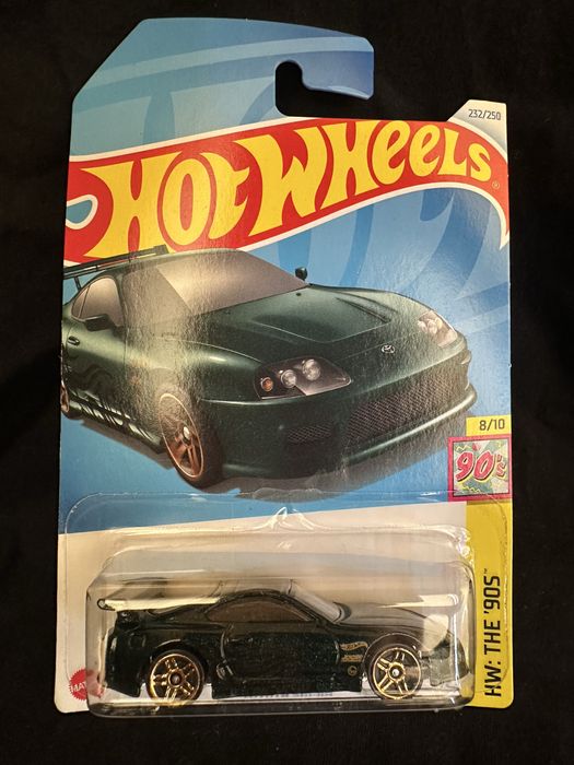 Hot Wheels 2024 The 90’s 8/10 verde escuro Toyota Supra #232