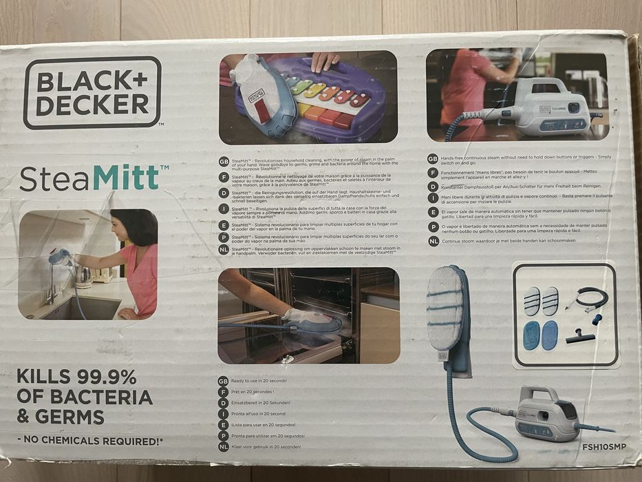 Пароочисник Black&Decker SteaMitt