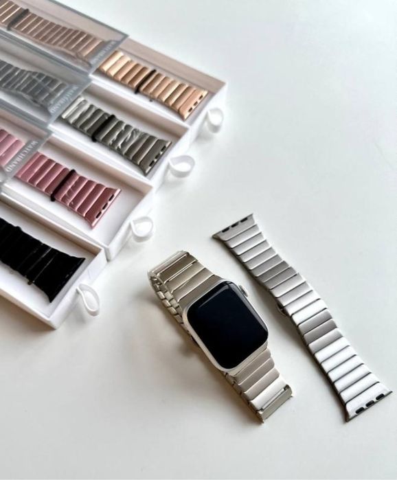 Ремешок металлический Link Bracelet на Apple Watch ремінець металевий