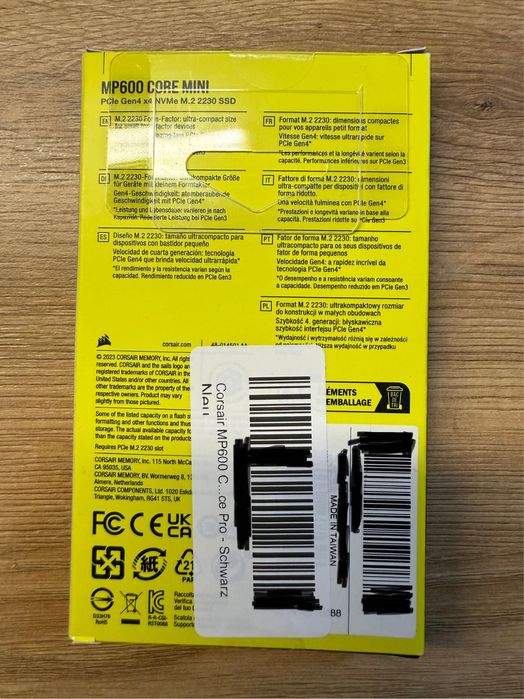 Corsair MP600 CORE mini 2TB M.2 NVMe PCIe x4