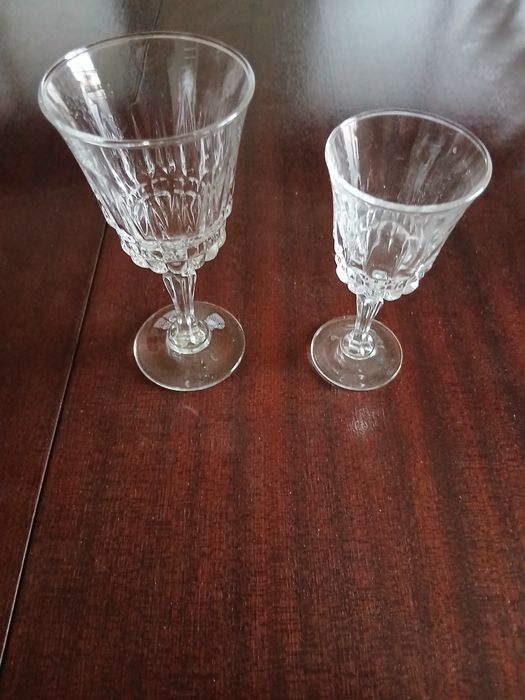 Conjunto 18 copos cristal