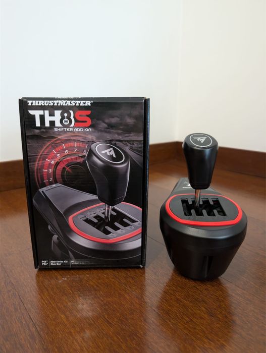 MANETE MUDANÇAS THRUSTMASTER TH8S NOVO/semiusado manete para Playstation, PC E Xbox