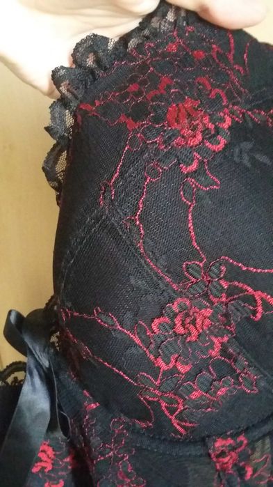 LA SENZA koronkowy gorset