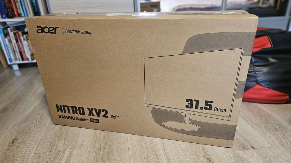 Acer XV322QU 32” QHD – uszkodzony (pęknięta matryca) komplet - pudełko