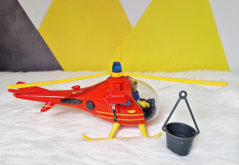 Simba Strażak Sam zestaw trzech zabawek auto helikopter quad