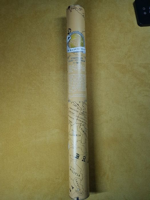 Mapa Zdrapka Scratch Map Luckies