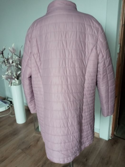 Kurtka damska rozowa pikowana 8XL