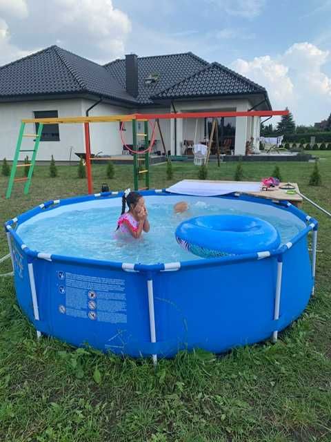 Basen Bestway Steel Pro + podest + akcesoria