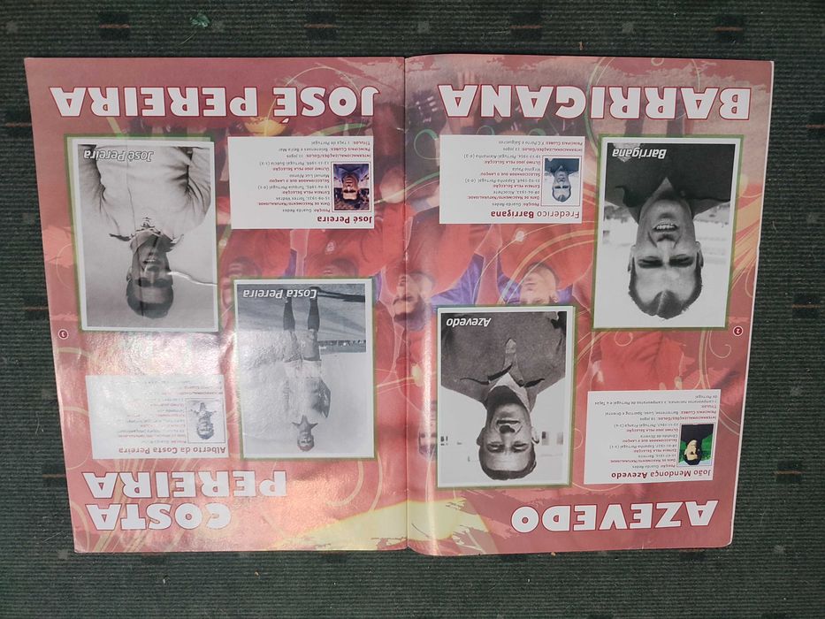 Caderneta de Cromos antiga Álbum Glórias da Selecção - Completa