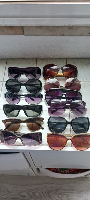 Os óculos sol ,vários modeles e cores