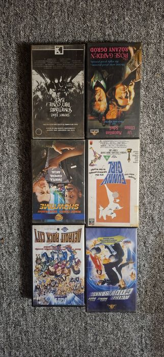 Zestaw kaset vhs filmy