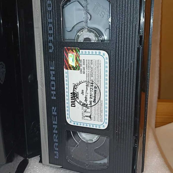 Kasety Diuna cz. 1 i cz.2 VHS