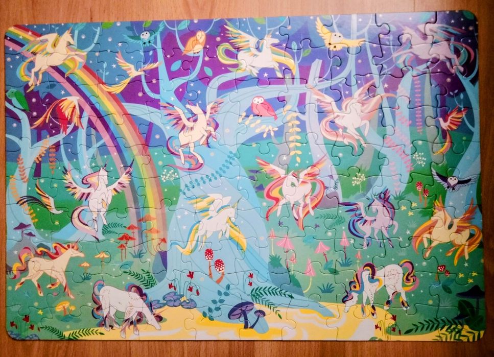Puzzle Unicorns 100 peças