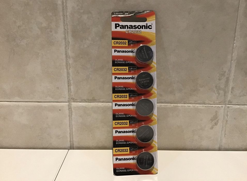 Conjunto de pilhas de Botão CR2032 Panasonic