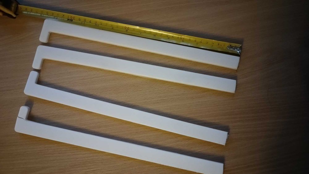 Parapet X2 plastikowy biały