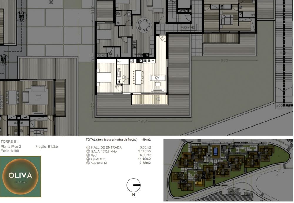 Apartamento T1 - Oliva Eco Village
