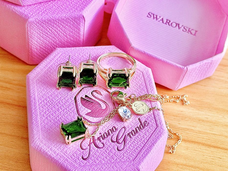 -70% Swarovski nowy zestaw 3 cześciowy