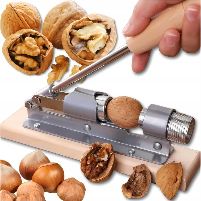 Dziadek Do Orzechów Na Podstawce Antypoślizgowej Stalowy Regulowany