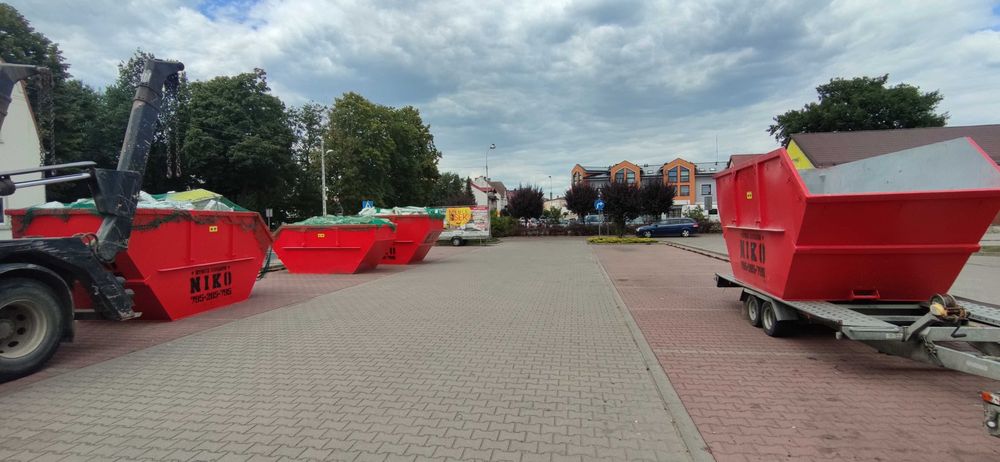 Wywóz gruzu odpadów wynajem kontenerów 1,5-36m3 NAJTANIEJ