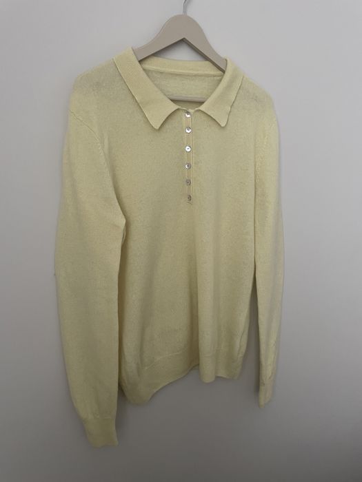 Кашемір вовна светр поло M/L стиль Cos
