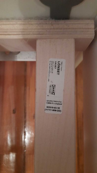 Rama Nesttun łóżka łóżko plus stelaż Lonset Ikea 140x200