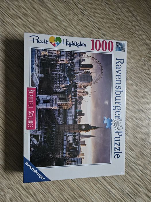 Nowe, zafoliowane puzzle 1000 elementów ravensburger Londyn prezent