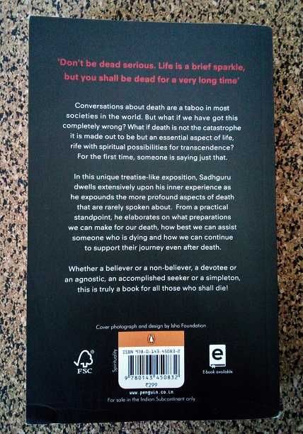 Livro - Death: An Inside Story (Sadhguru)