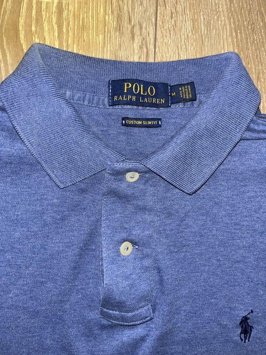 Чоловіча футболка-поло Polo Ralph Lauren — Custom Slim Fit — Розмір M — Оригінал