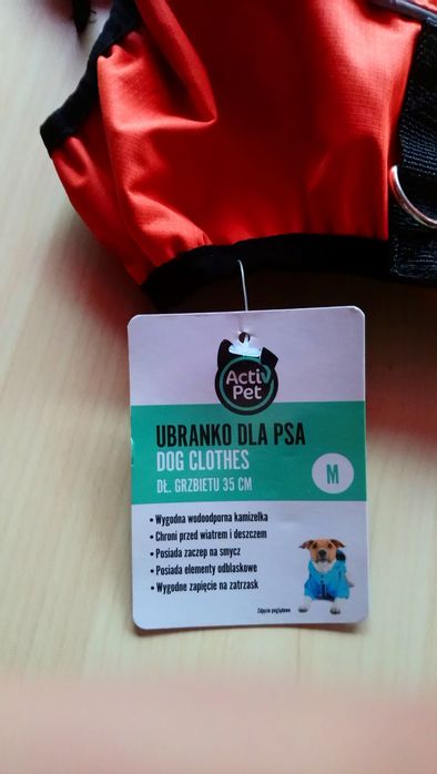 Nowe ubranko dla psa activ Pet rozmiar M Okazja! Wyprzedaż!