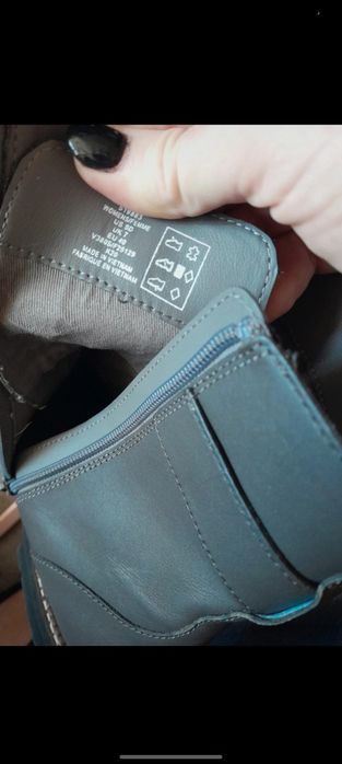 trzewiki trapery skórzane