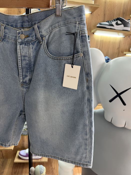 Шорти Джинсові AIME Leon Dore Denim Shorts Off-White Amiri