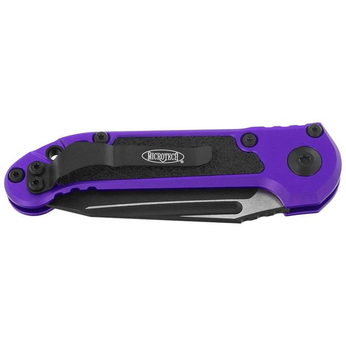 Nóż automatyczny Microtech LUDT T/E Gen III Purple Aluminium/3M