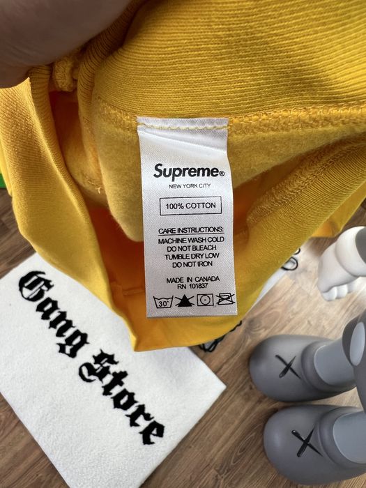 Худі Supreme Bandana Box Logo Yellow