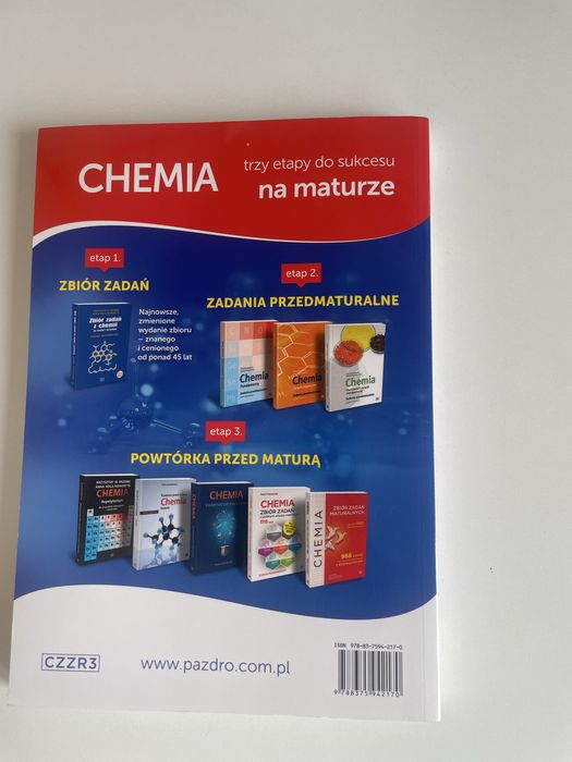 Zbiór zadań do matury z chemii okazja!!!