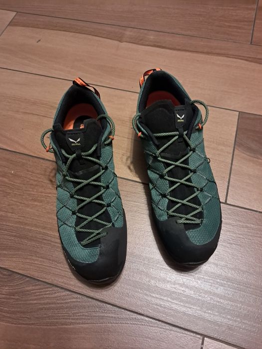 Buty podejściowe Salewa Wildfire 2 - raw green/black UK 11,5 (46,5) jak nowe wkładka 30,50