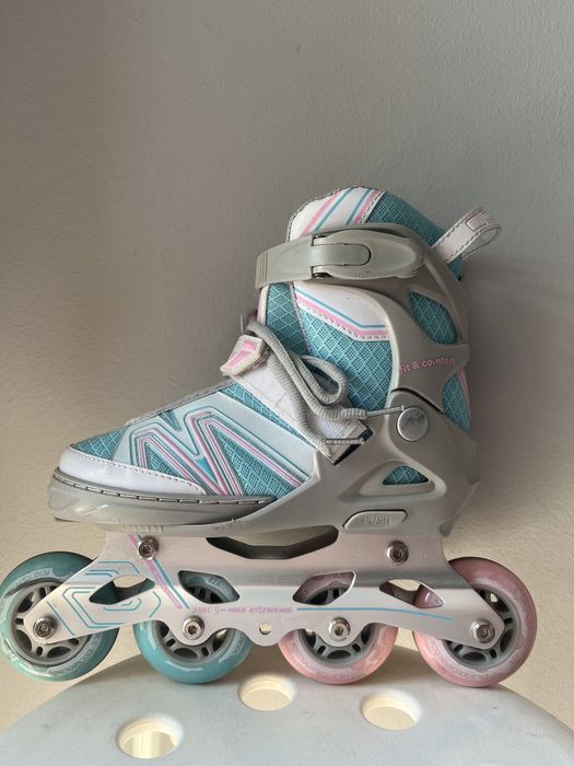Rolki Nils Extreme 31-34+ochraniacze