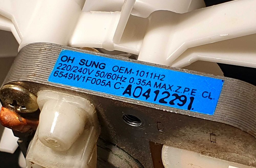 Wentylator silnik kuchenka mikrofalowa Panasonic NNE252W
