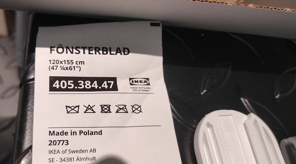 Estor de correr opaco FÖNSTERBLAD da IKEA