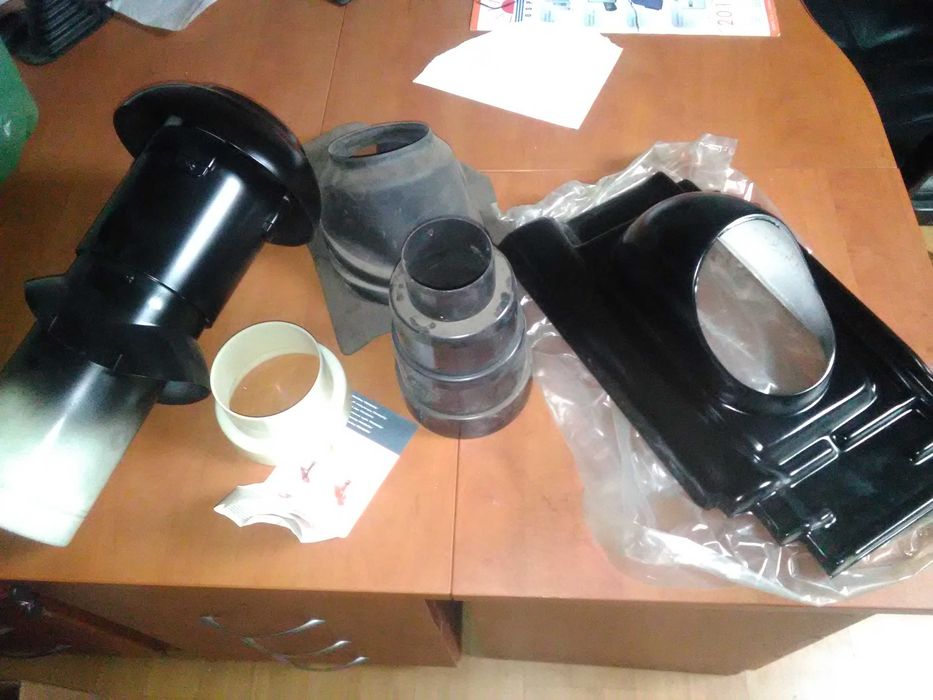 Kominek wentylacyjny Koramic FI 125 mm czarny