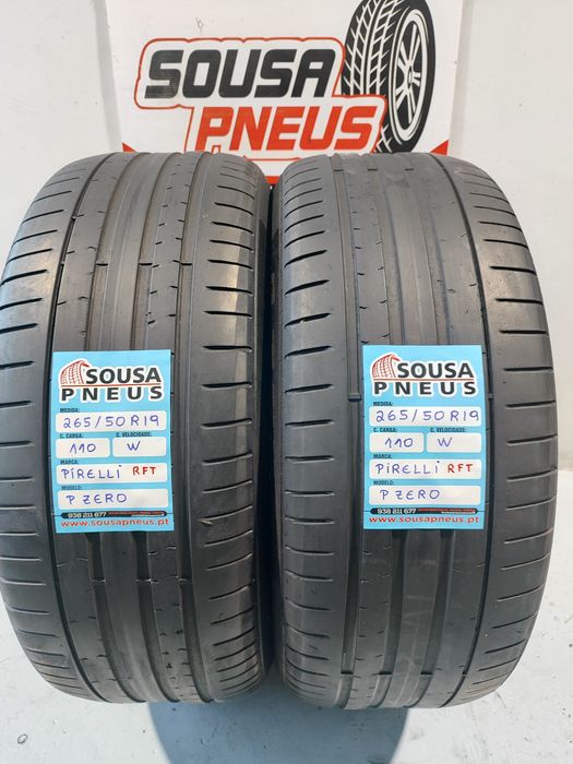 2 pneus semi novos 265-50R19 Pirelli RFT - Oferta dos Portes