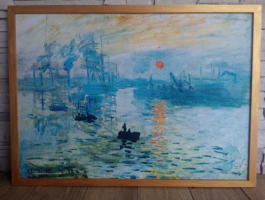 Obraz na płótnie - Impresja, wschód słońca - Claude Monet, 50x70cm