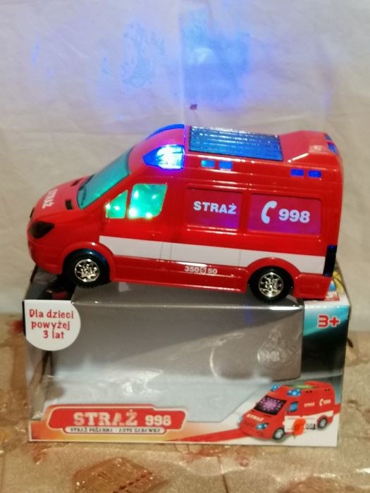 Straż pożarna autko z dźwiękiem po polsku 998.