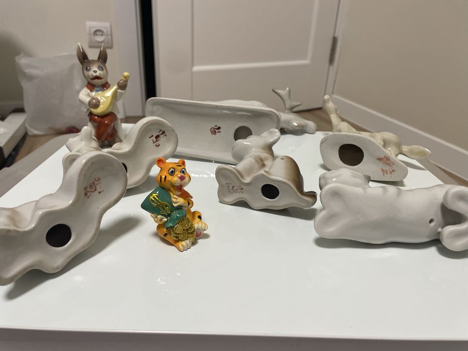 Статуетки фарфор порцеляна срср вінтаж звірі