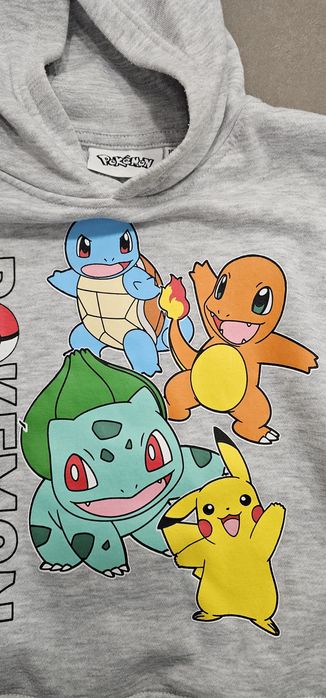 Bluza dresowa chłopięca pokemon r.104