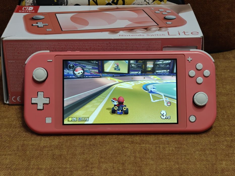 Konsola Nintendo switch lite Przerobiona chip Picofly Atmosphere 128gb