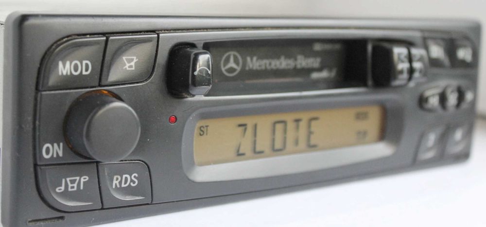 radio stare kolekcjonerskie mercedes Panasonic RDS kasetowe sprawne