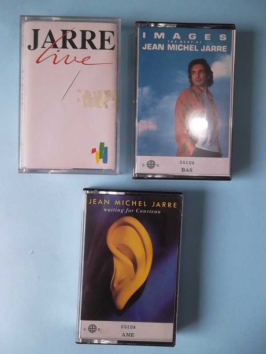 3 cassetes de música - JEAN-MICHEL JARRE.