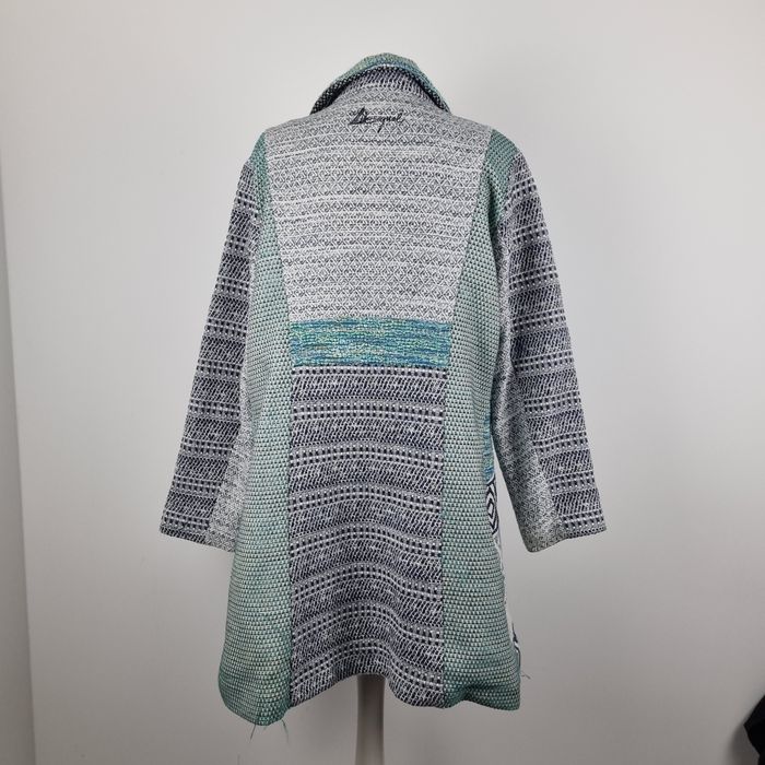 Desigual Boski fantazyjny kolorowy płaszcz