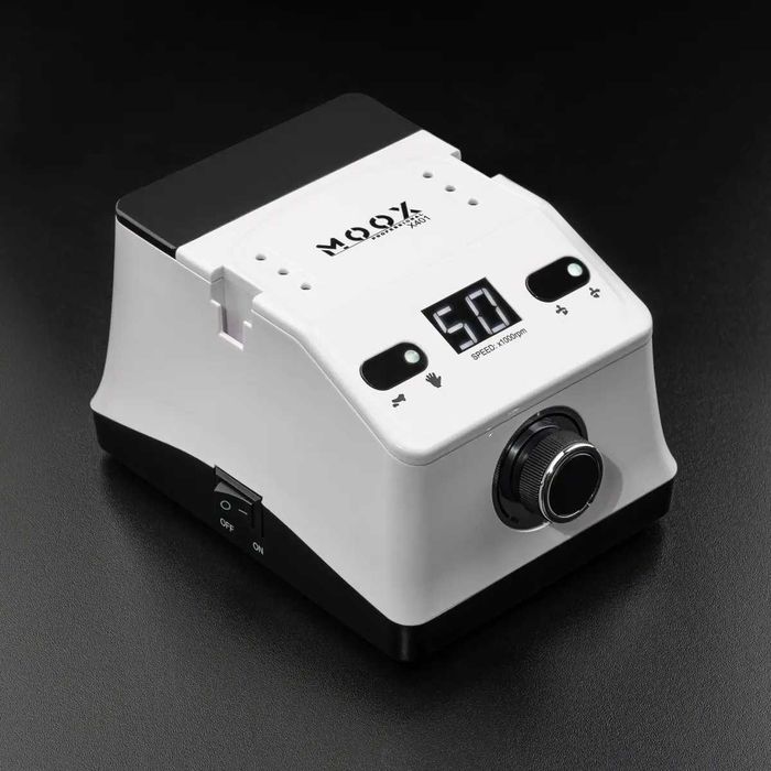 Фрезер для манікюру і педикюру MOOX X401 50 000 об/хв 70W Білий